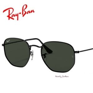 RayBan (Store Display) Hexagonal Black RB3548